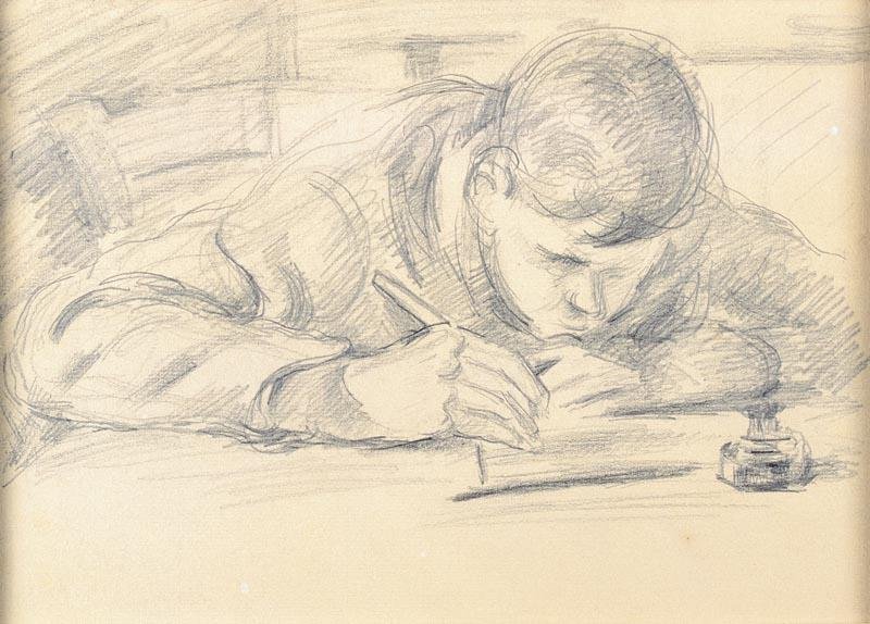 Kunstnerens søn af Paul Cézanne