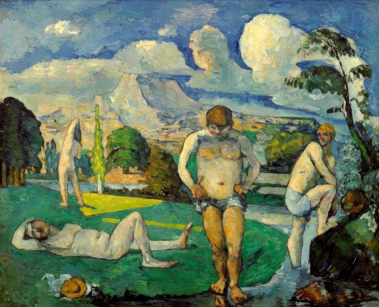 Badende i hvile af Paul Cézanne