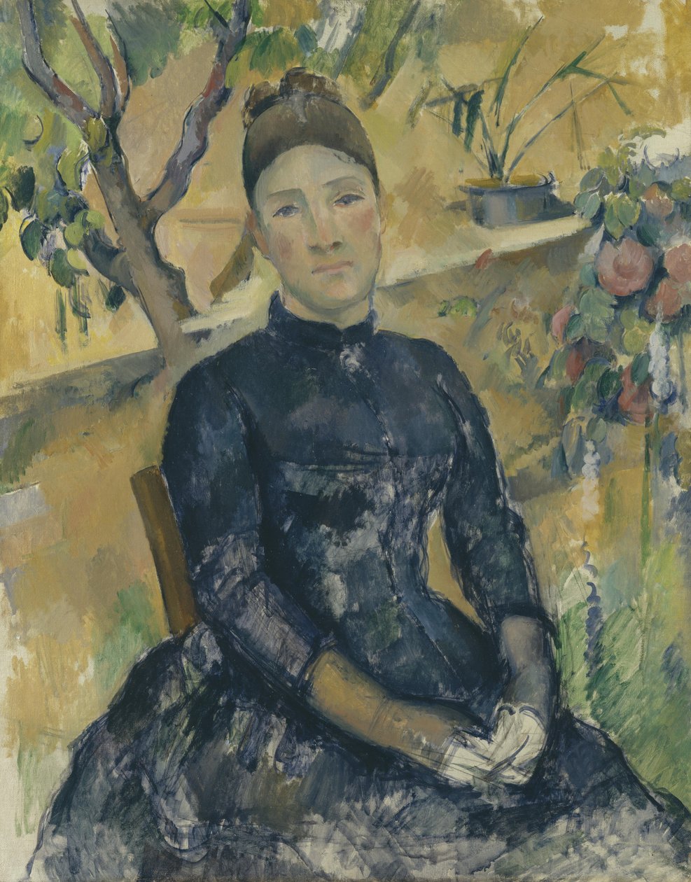 Madame Cézanne af Paul Cézanne