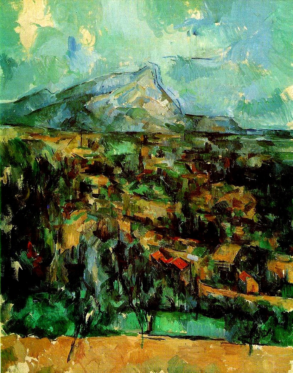 Mont Sainte Victoire, ca. 1902 af Paul Cézanne