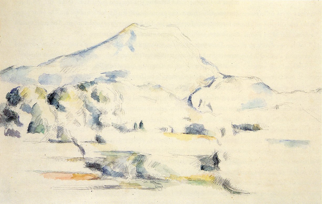 Mont Sainte-Victoire af Paul Cézanne