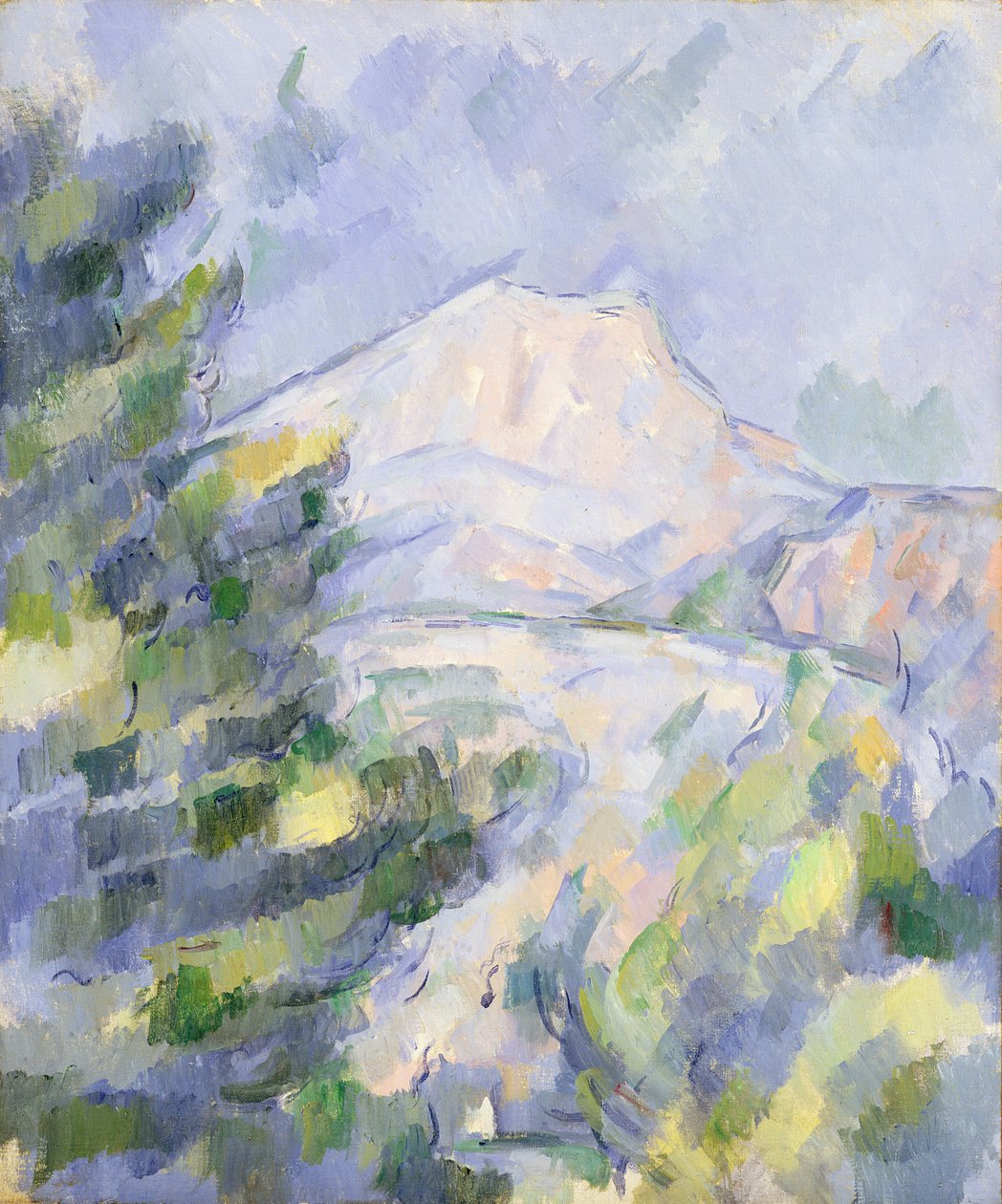 Mount Sainte-Victoire, ca. 1904-06 af Paul Cézanne
