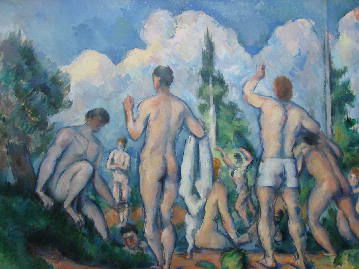 Udstillet maleri af Paul Cézanne