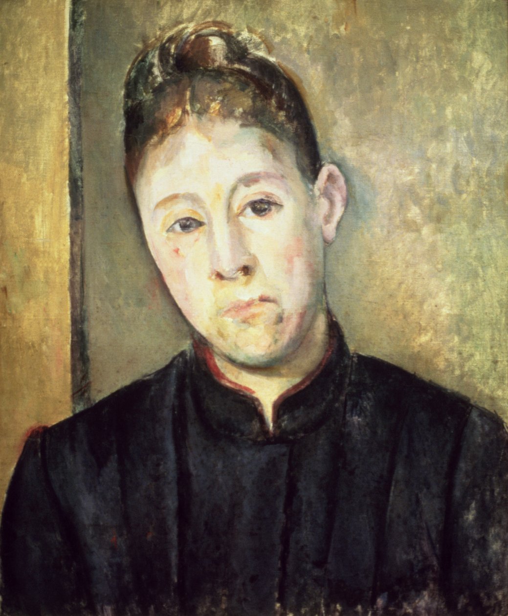 Portræt af Madame Cezanne, 1885 af Paul Cézanne