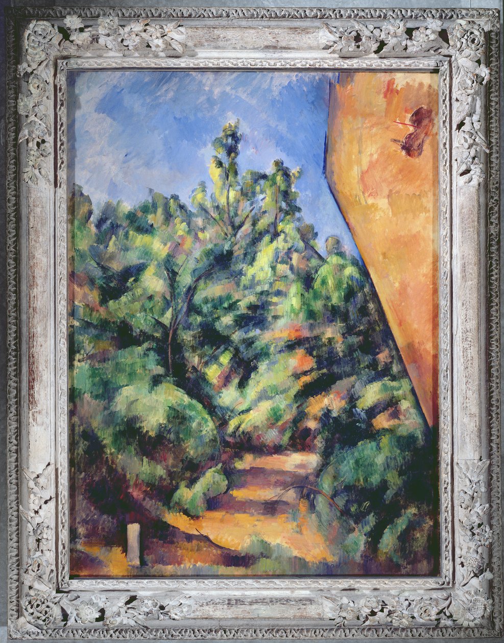 Rød sten, ca. 1895 (se også 869805) af Paul Cézanne