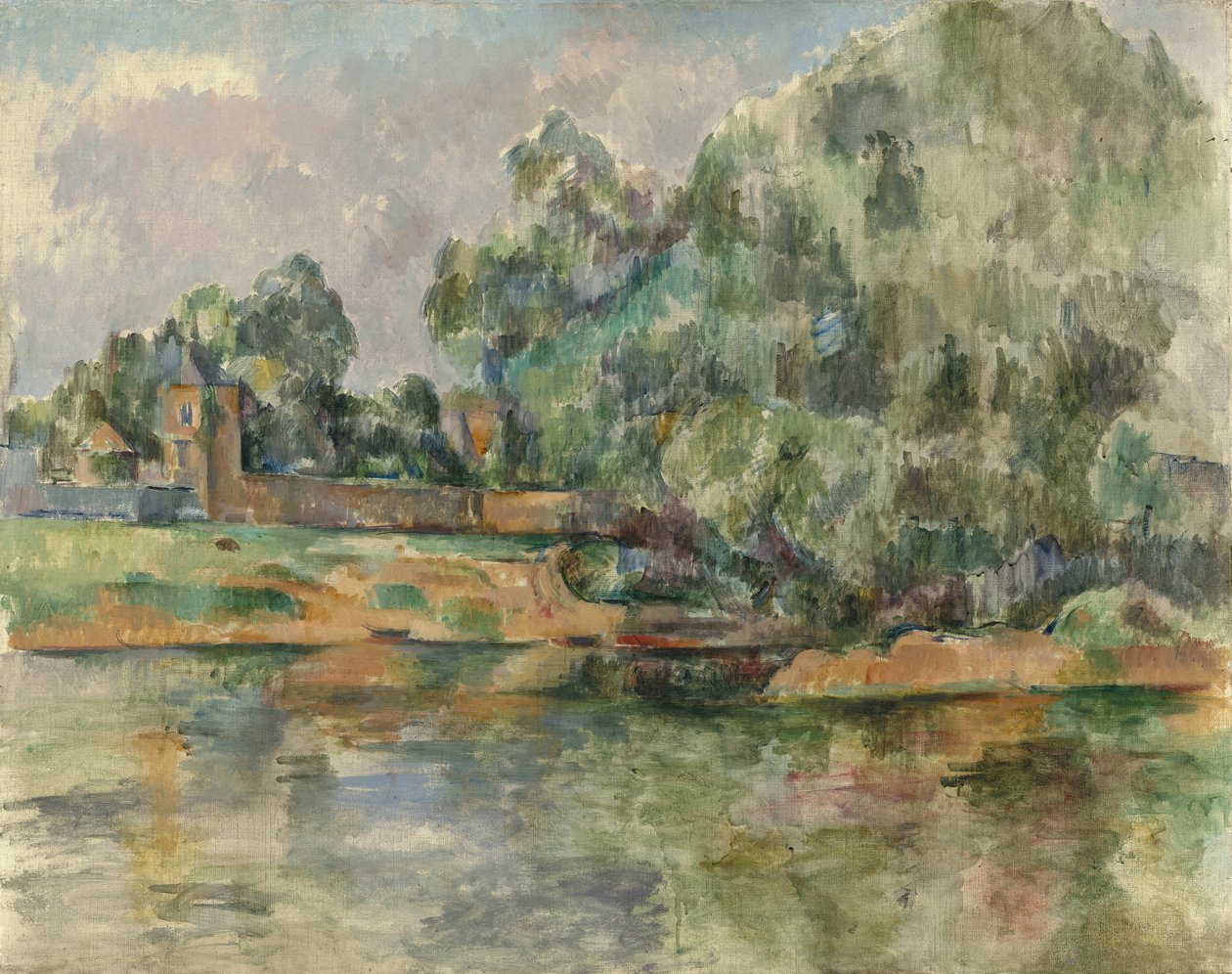Flodbred, ca. 1895 af Paul Cézanne