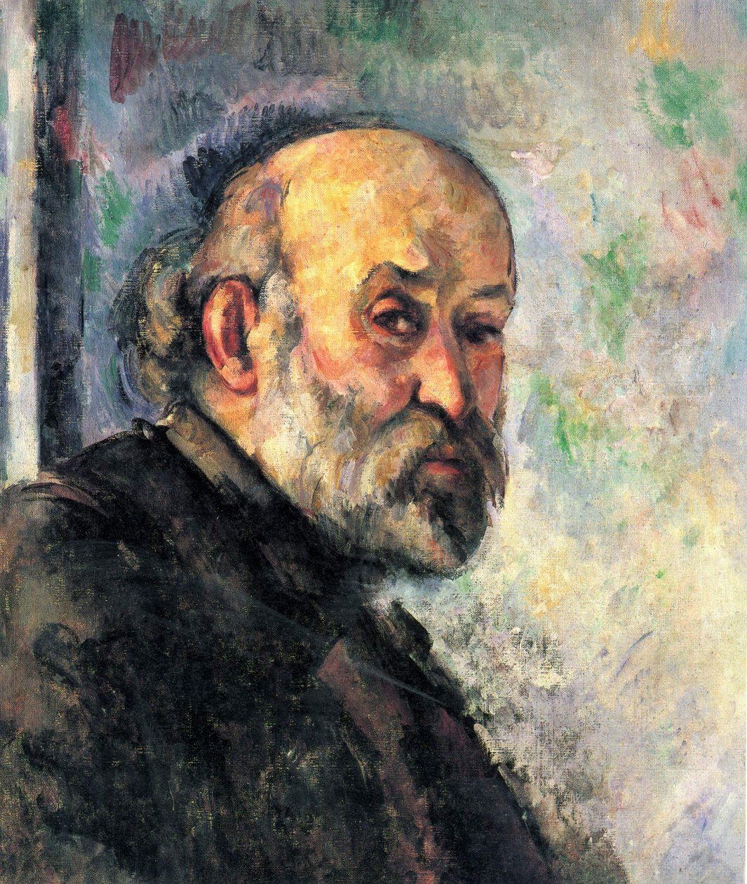 Selvportræt af Paul Cézanne
