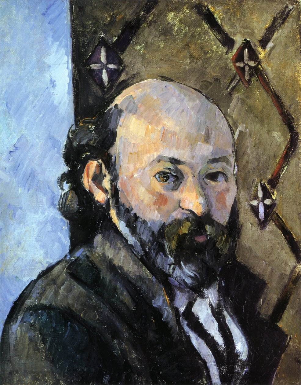 Selvportræt af Paul Cézanne