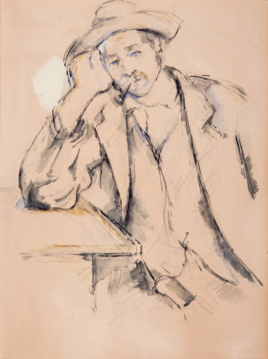 Ryger (wc på papir) (se også 112378) af Paul Cézanne