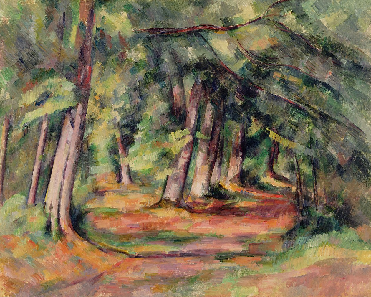 Underskov (nær Jas de Bouffan) 1890-94 af Paul Cézanne