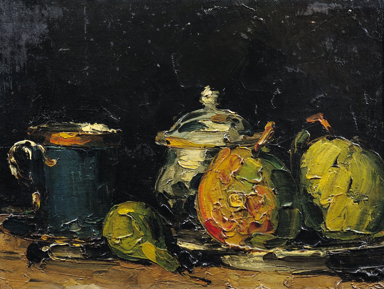 Stilleben, ca.1865 af Paul Cézanne