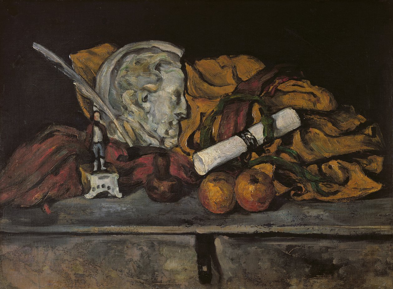 Stilleben af kunstnerens tilbehør, 1872 af Paul Cézanne