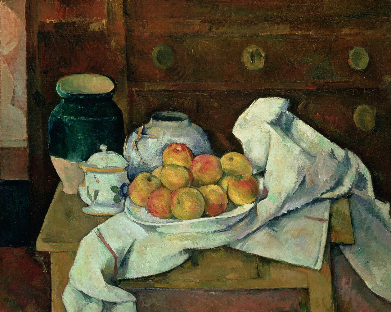 Stilleben med kommode, ca. 1887-88 af Paul Cézanne
