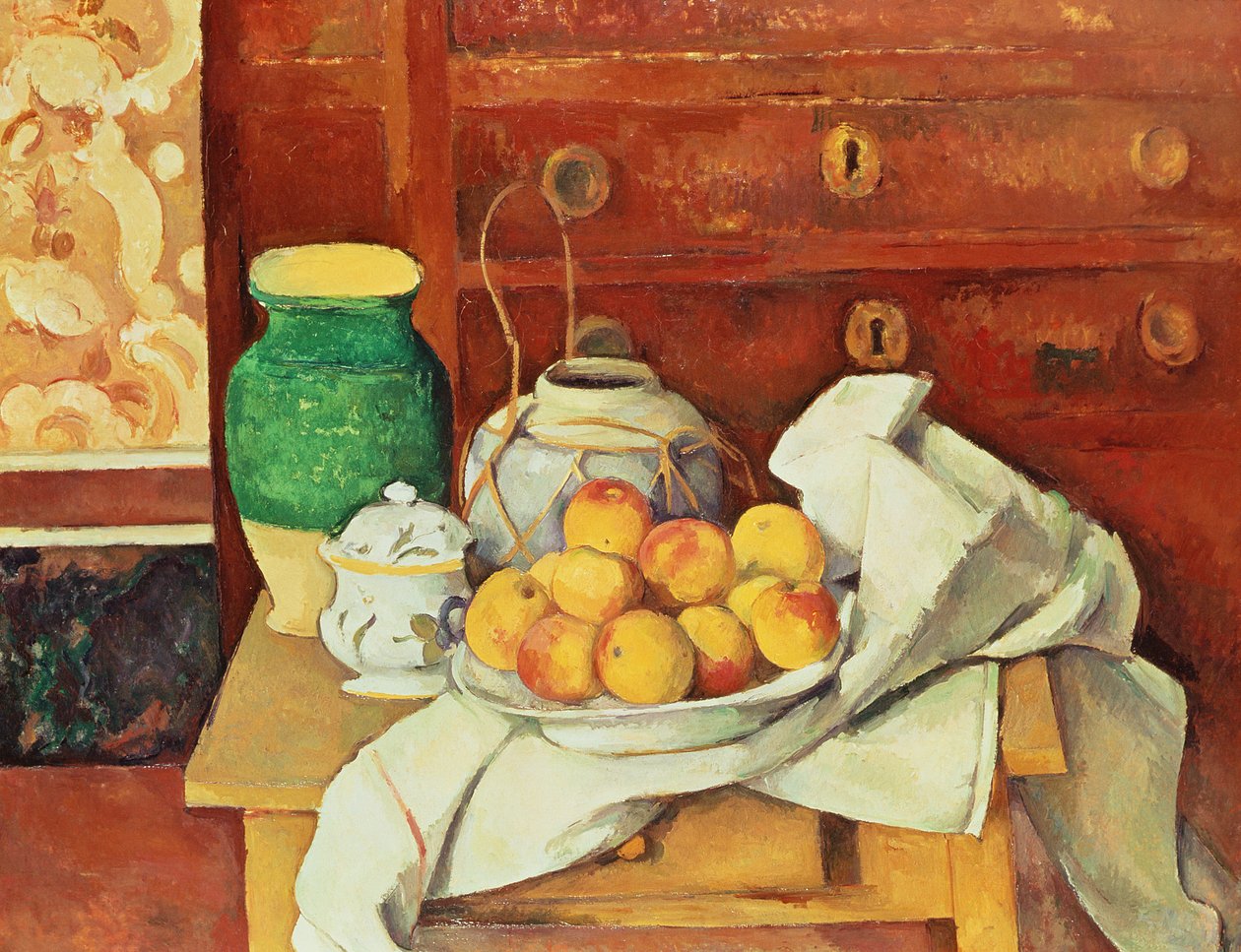 Stilleben med en kommode, 1883-87 af Paul Cézanne