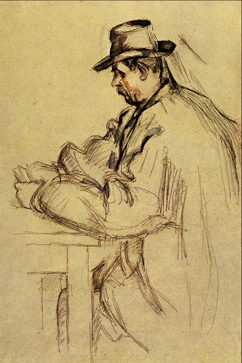 Studie for kortspillere af Paul Cézanne