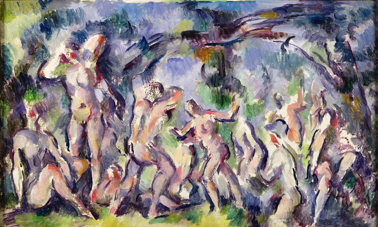 Studie af Badegæster, c.1900-06 af Paul Cézanne