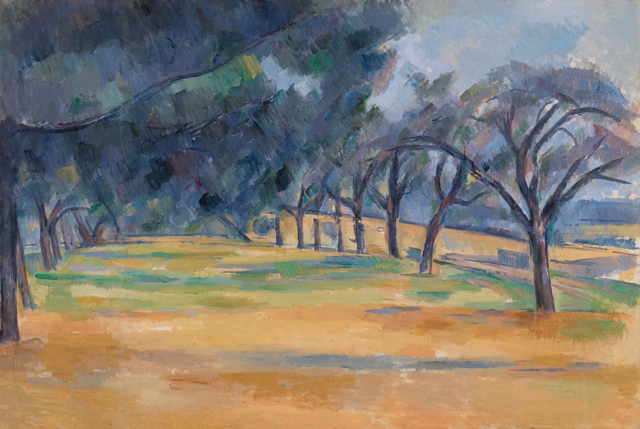 The Allee at Marines, 1898 af Paul Cézanne