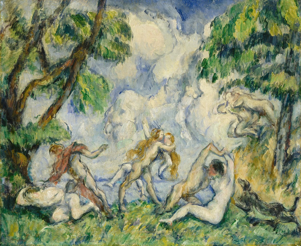 Kampen om kærlighed, ca. 1880 af Paul Cézanne