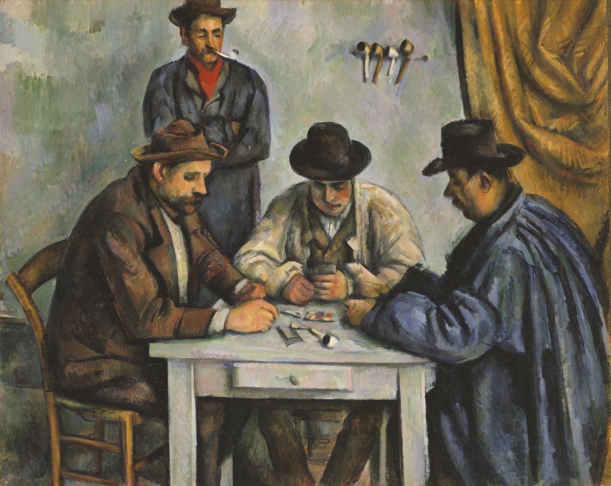 Kortspillerne af Paul Cézanne