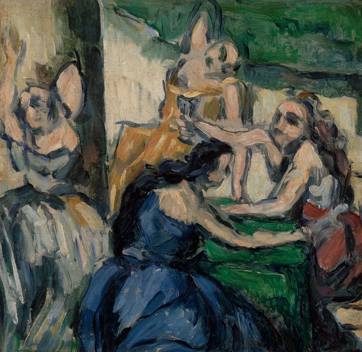 Kurtisanerne, ca. 1867-68 af Paul Cézanne