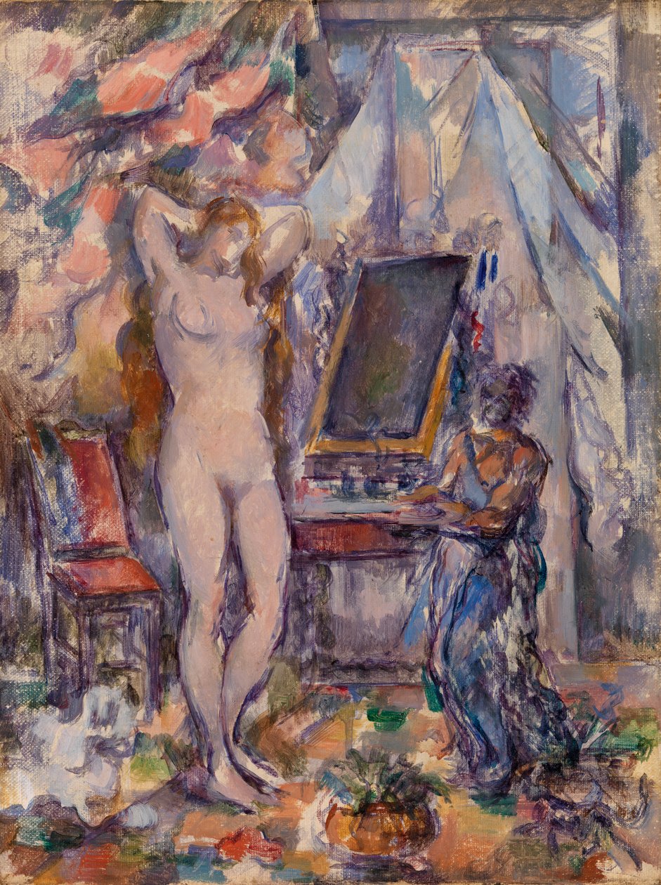 Toiletten af Paul Cézanne