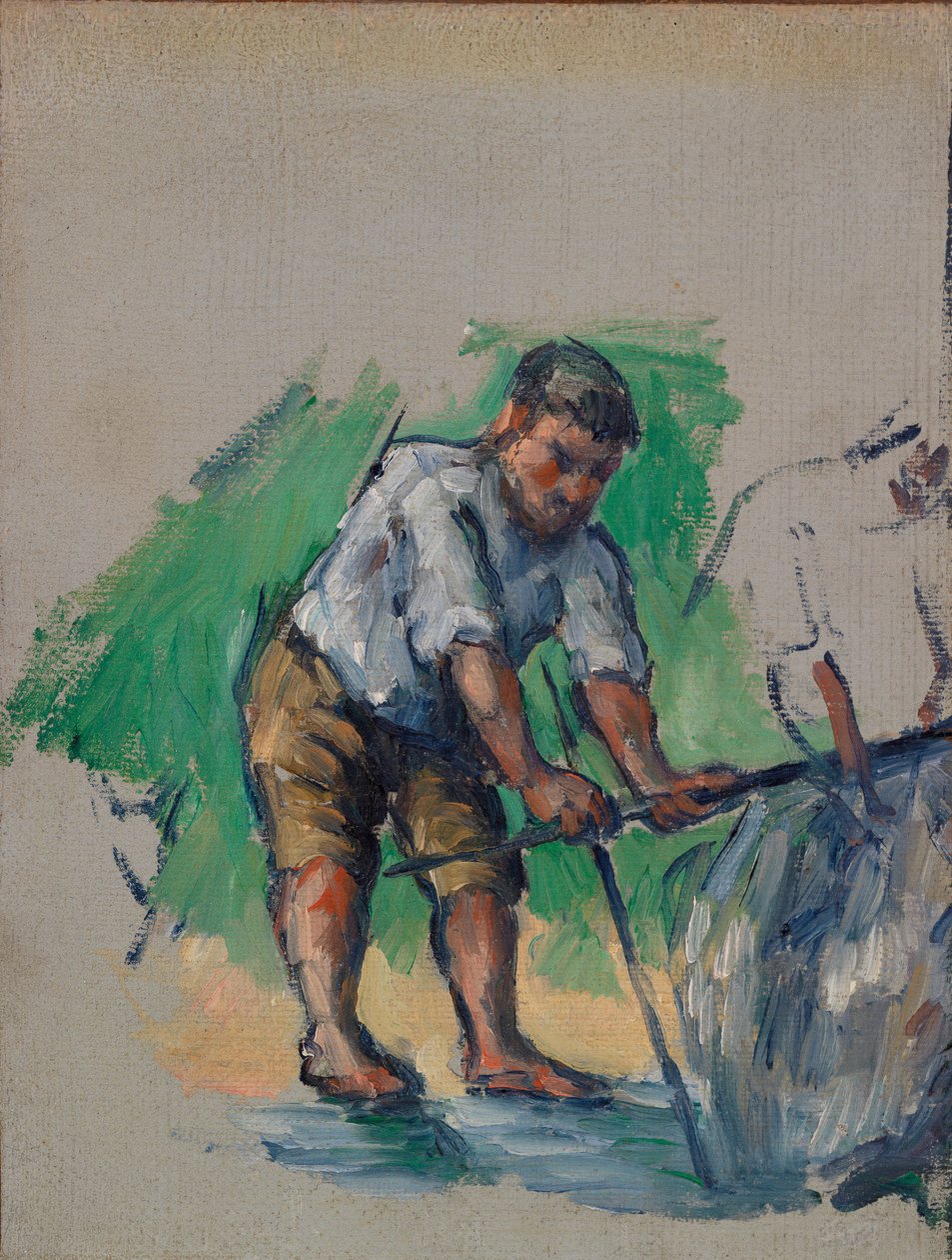 The Well Driller (Le Foreur) af Paul Cézanne