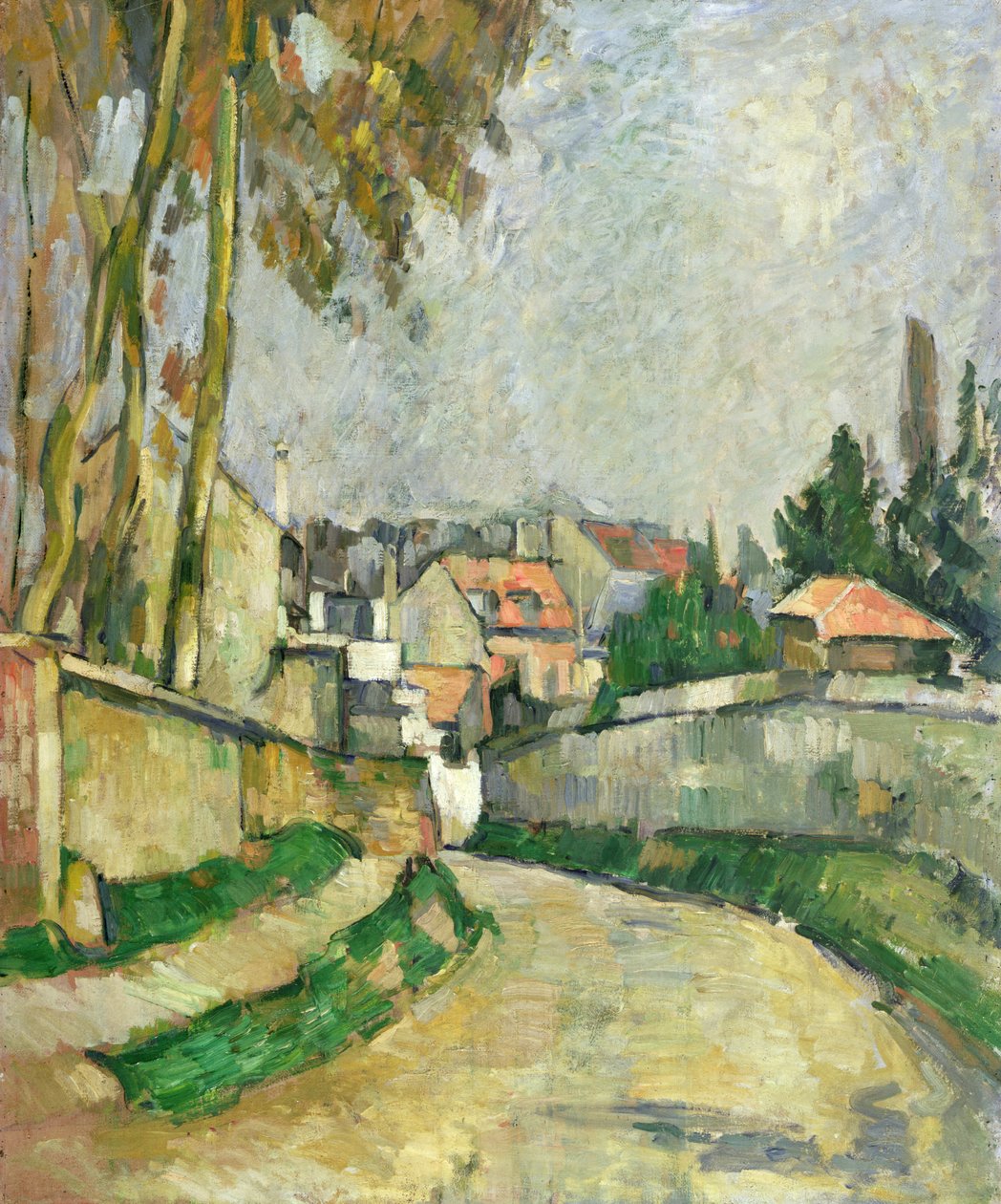 Landsbyvej, 1879-82 af Paul Cézanne