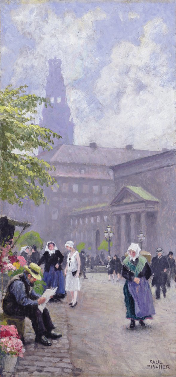 Blomstersælgeren af Paul Fischer