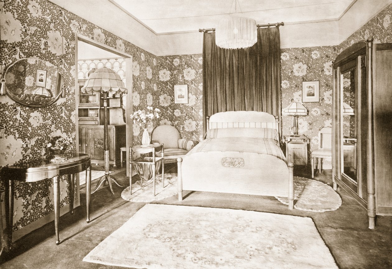Soveværelse, 1930 af Paul Follot