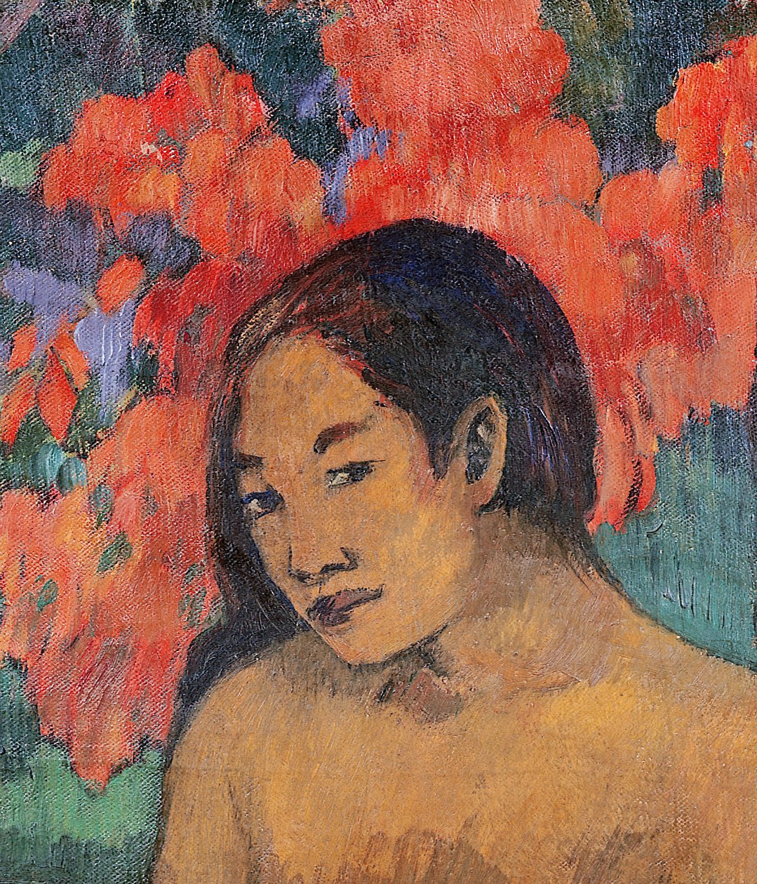 Og deres kroppes guld, 1901 (detalje af 42678) af Paul Gauguin