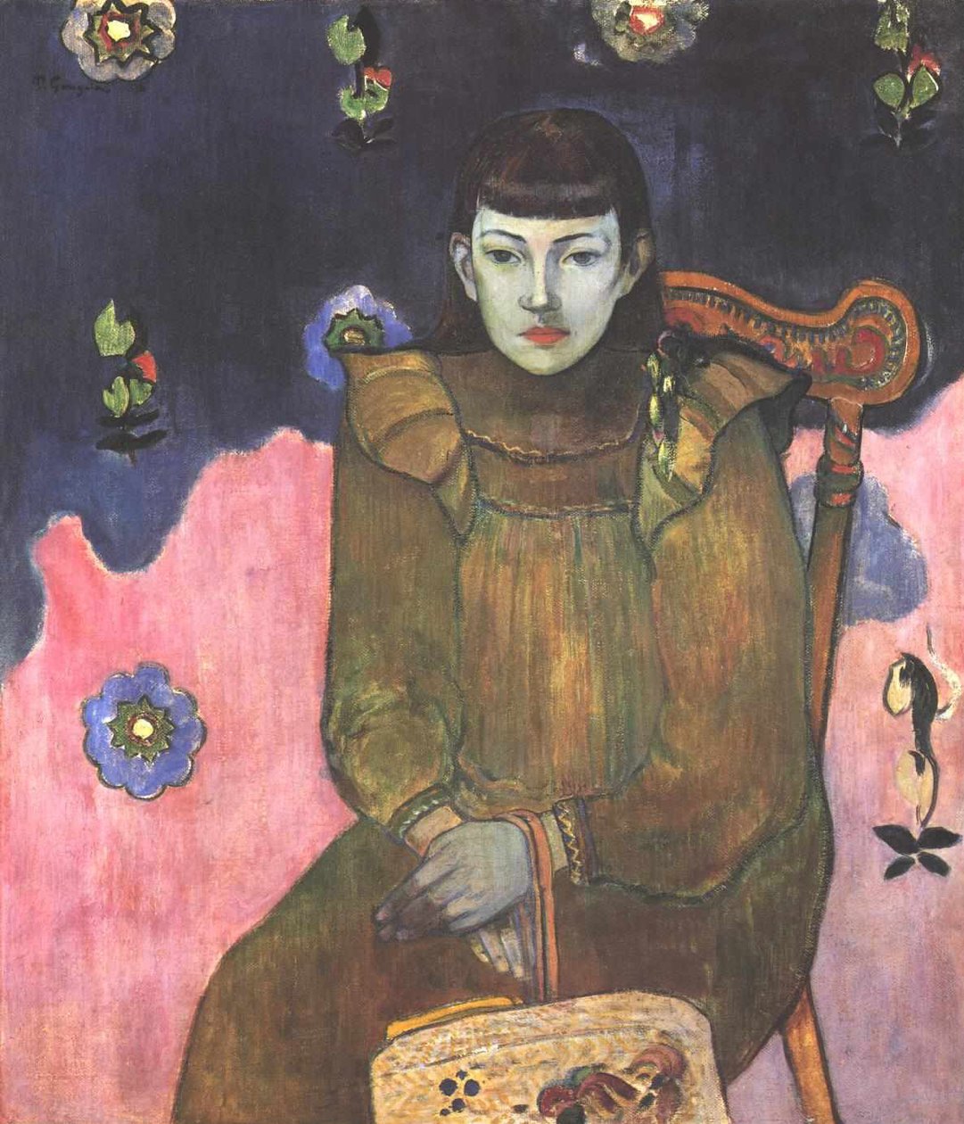 Portræt af Vaiite af Paul Gauguin