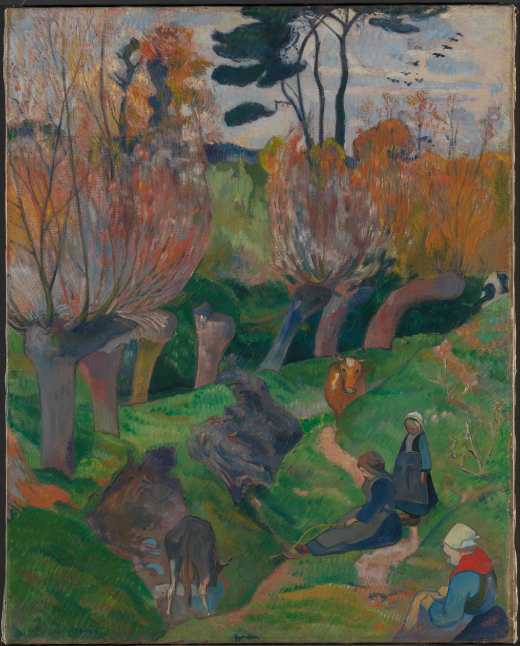 Bretonsk landskab, 1889 af Paul Gauguin
