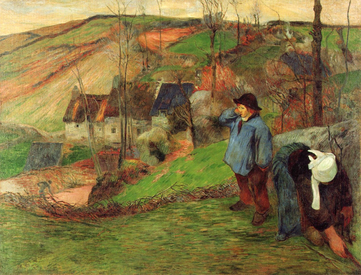 Bretonsk hyrde af Paul Gauguin