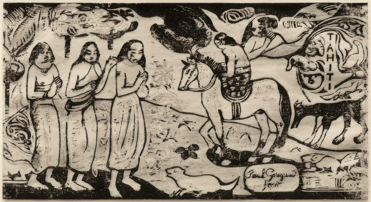 Skift af bopæl af Paul Gauguin