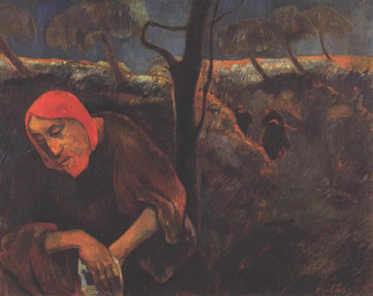 Kristus på Oliebjerget af Paul Gauguin