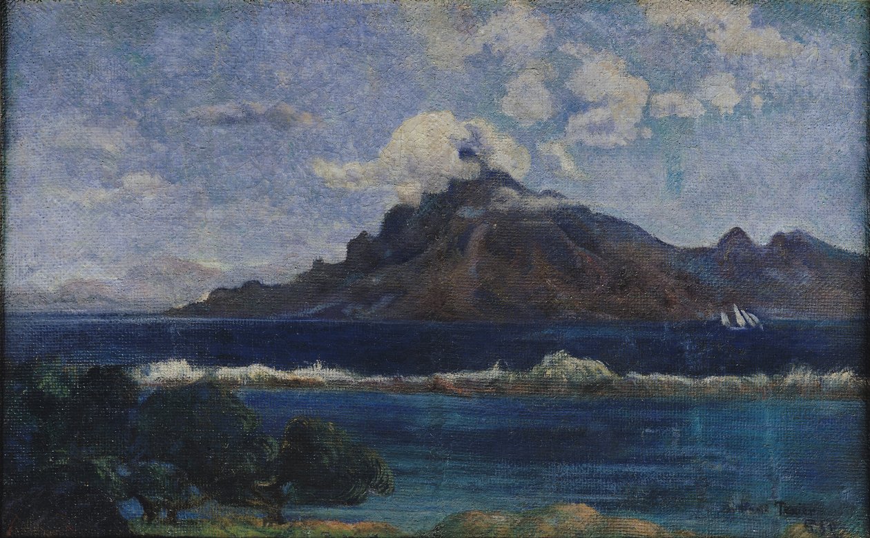 Kystlandskab i Martinique, 1887 af Paul Gauguin