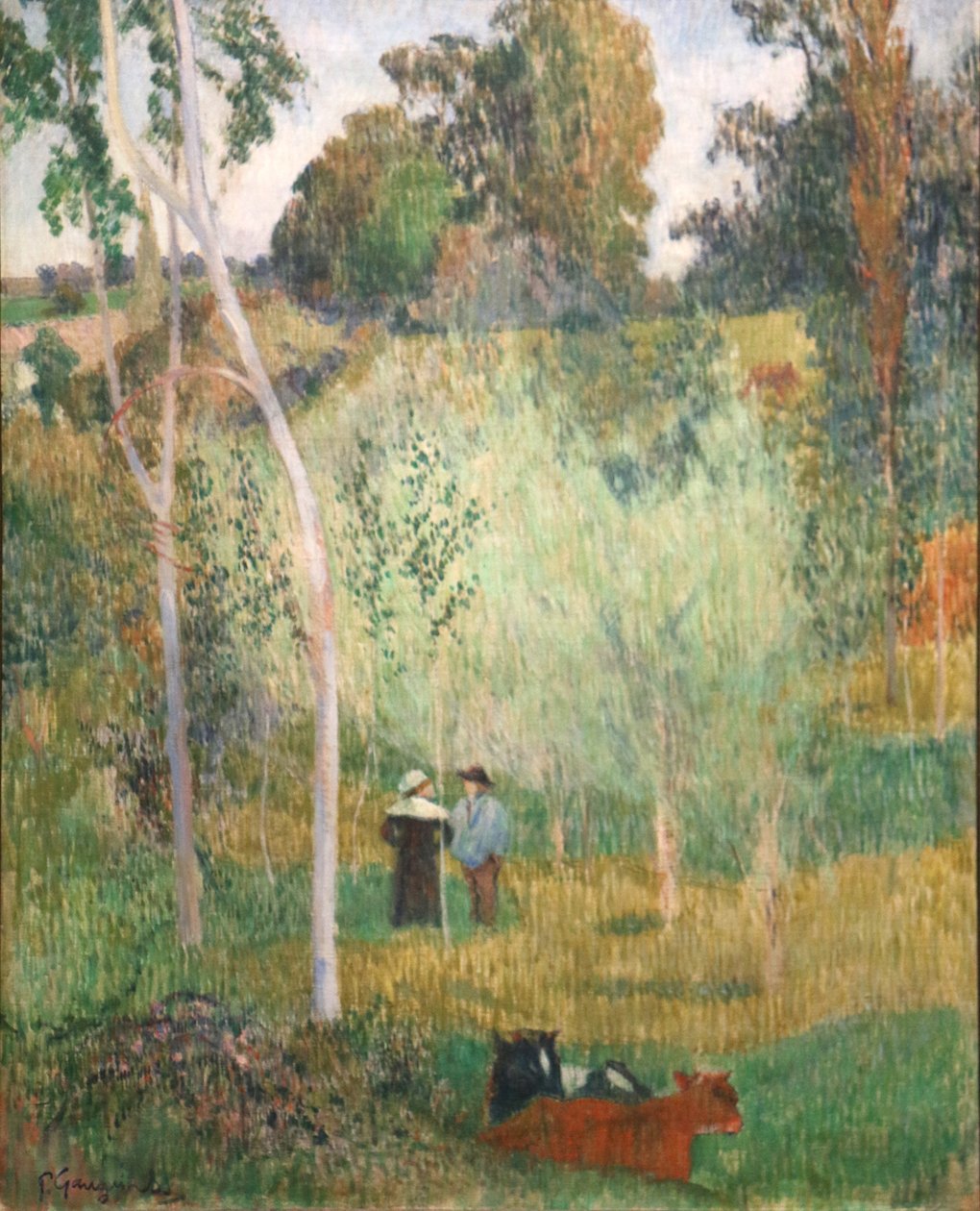 Samtale i felterne af Paul Gauguin
