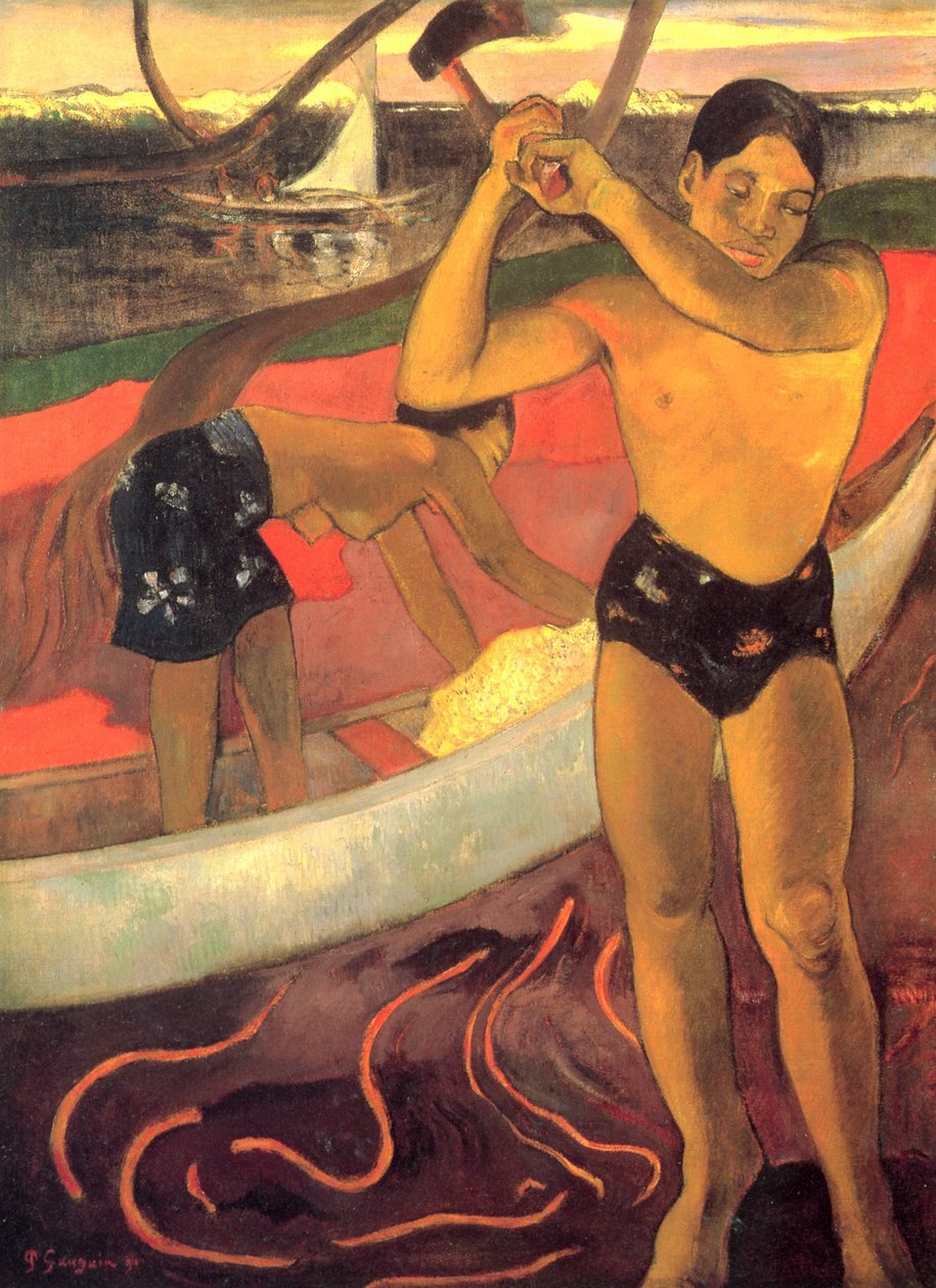 Manden med øksen af Paul Gauguin