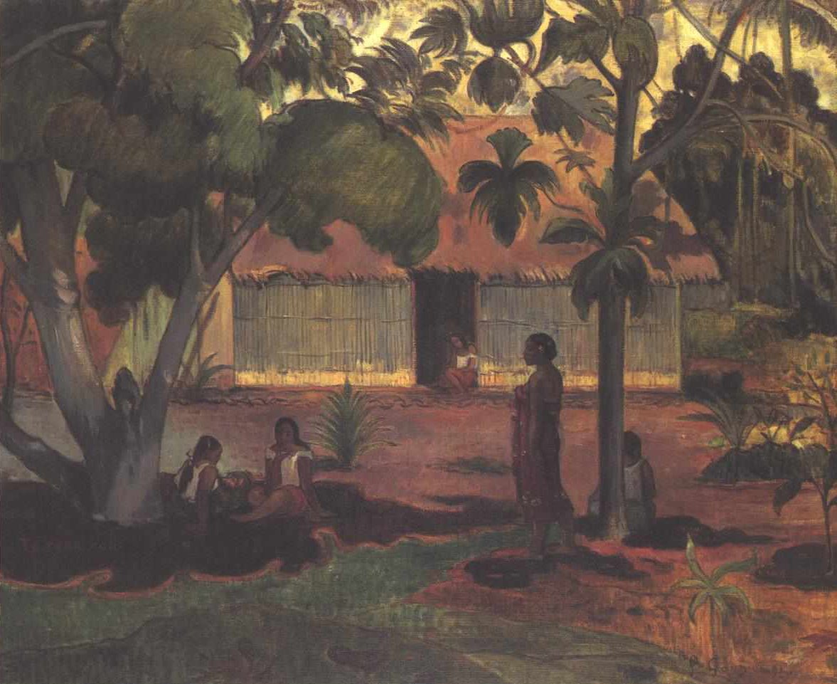Det store træ af Paul Gauguin