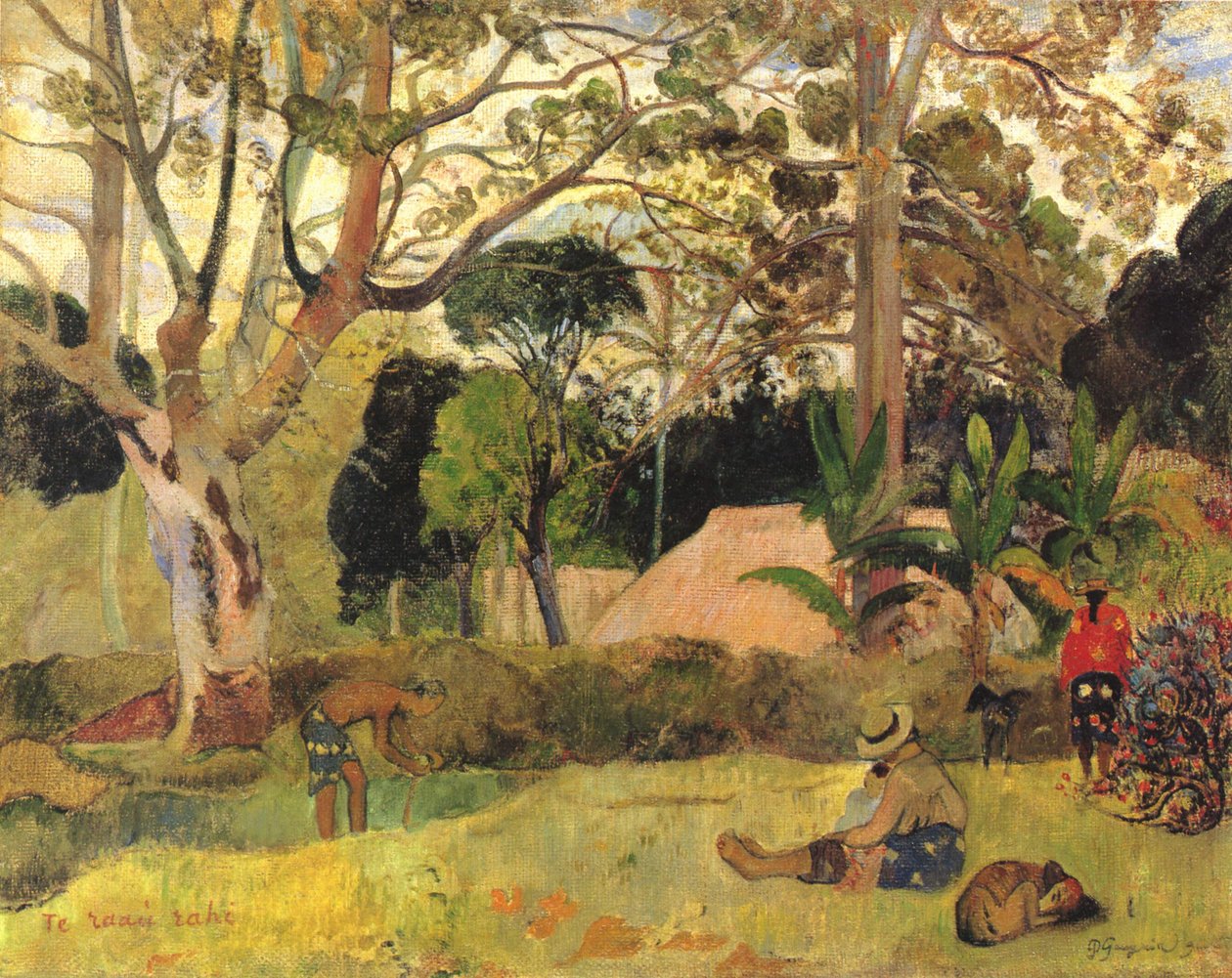 Det store træ III af Paul Gauguin