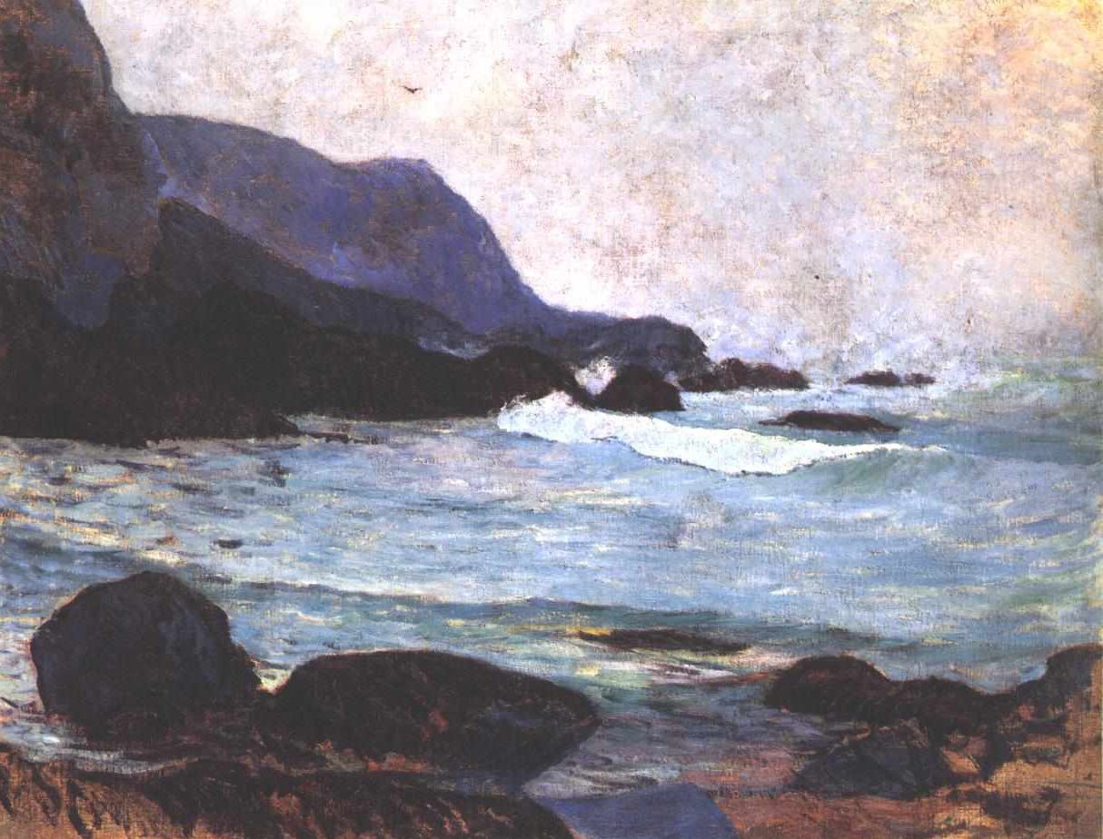 Kysten ved Bellangenay af Paul Gauguin