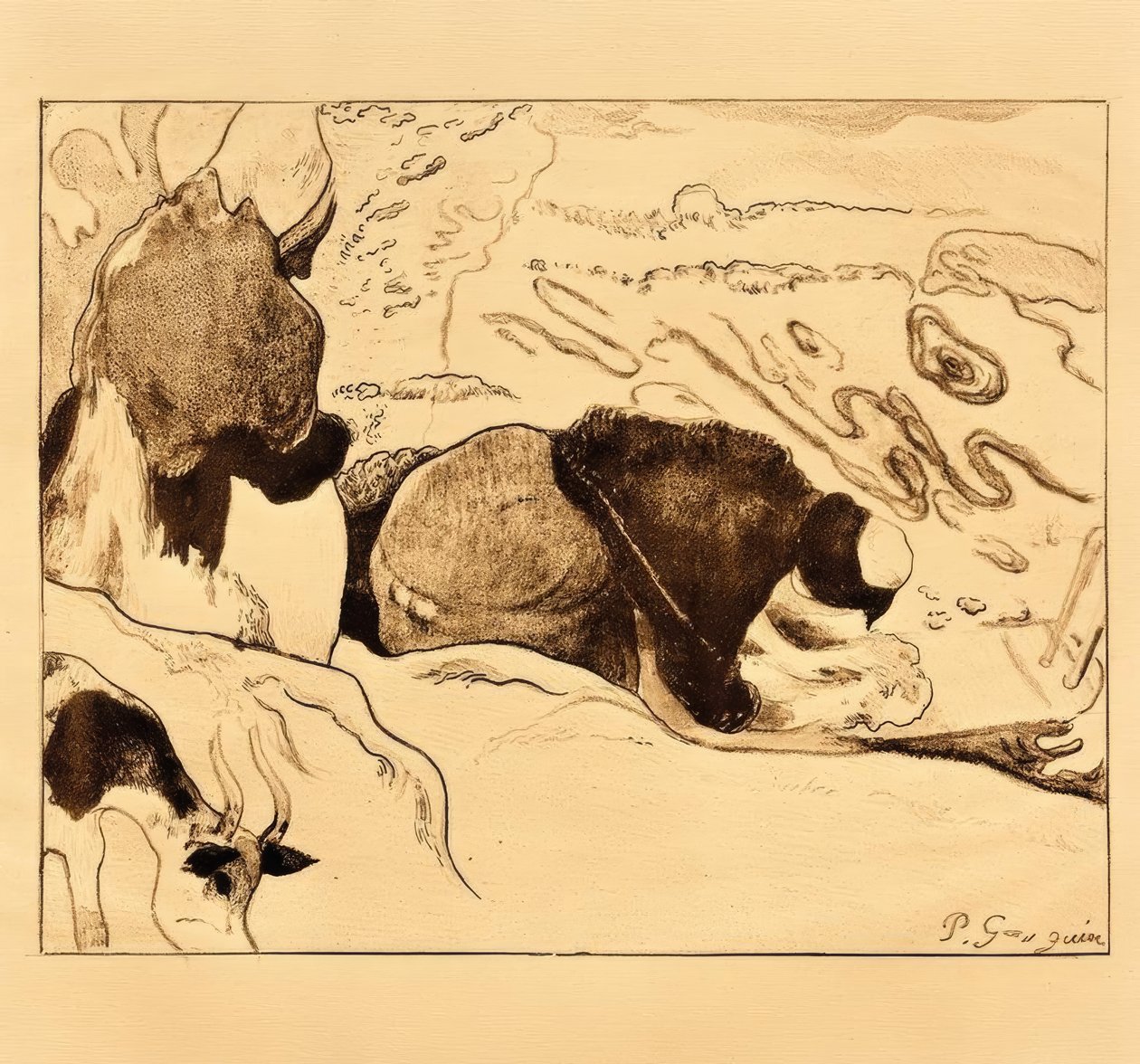 Vaskerierne af Paul Gauguin