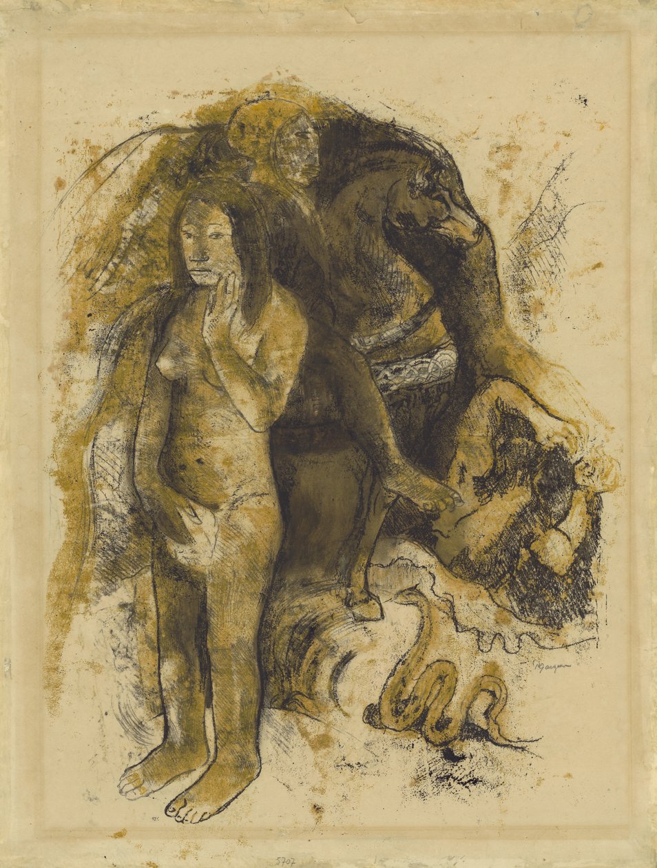 Eve (mareridtet) af Paul Gauguin
