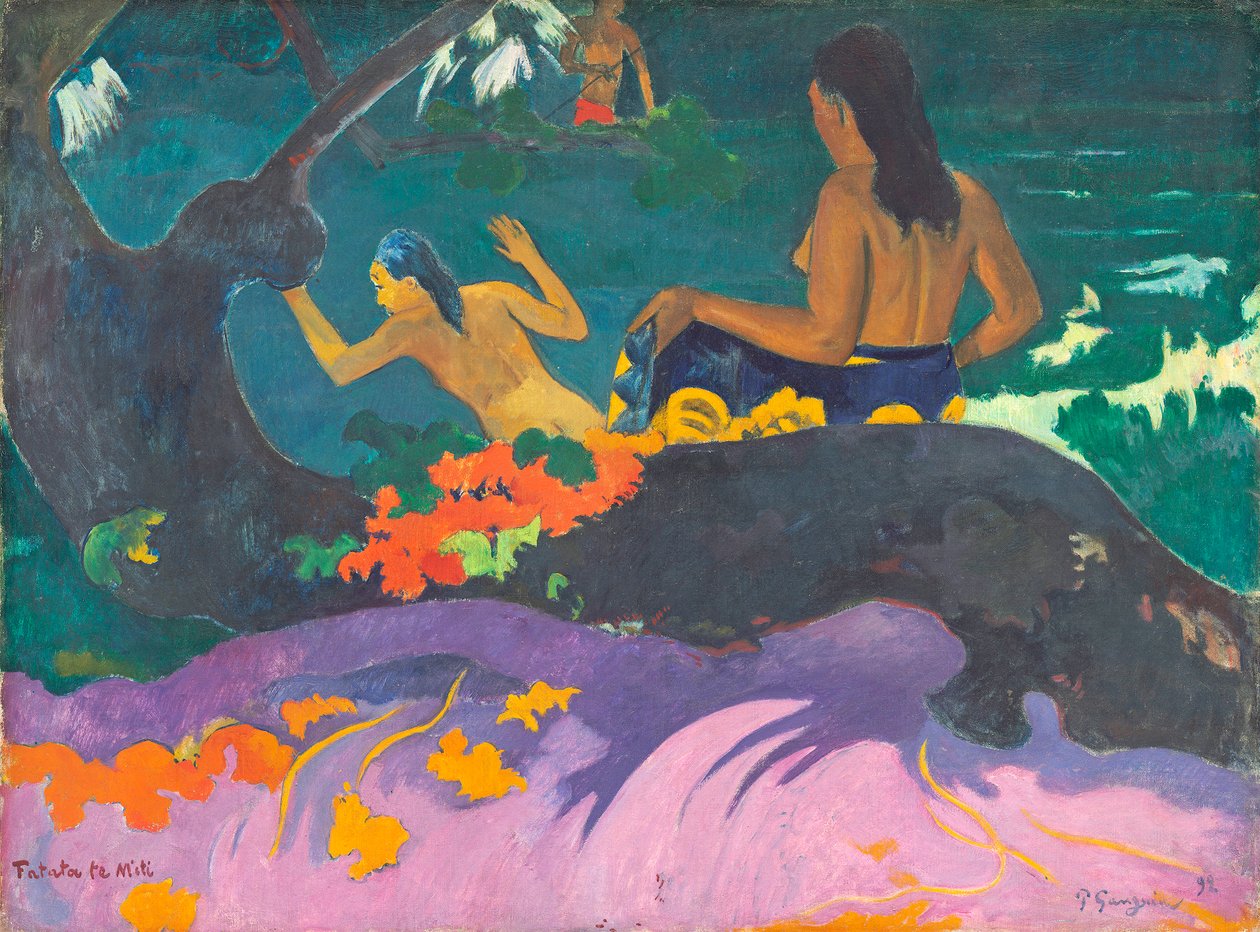 Nær drømmen (ved havet) 1892 af Paul Gauguin