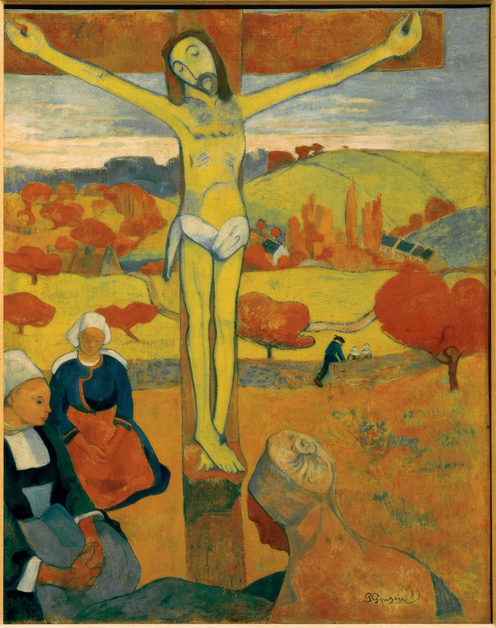 Korsfæstede Kristus eller Den Gule Kristus af Paul Gauguin
