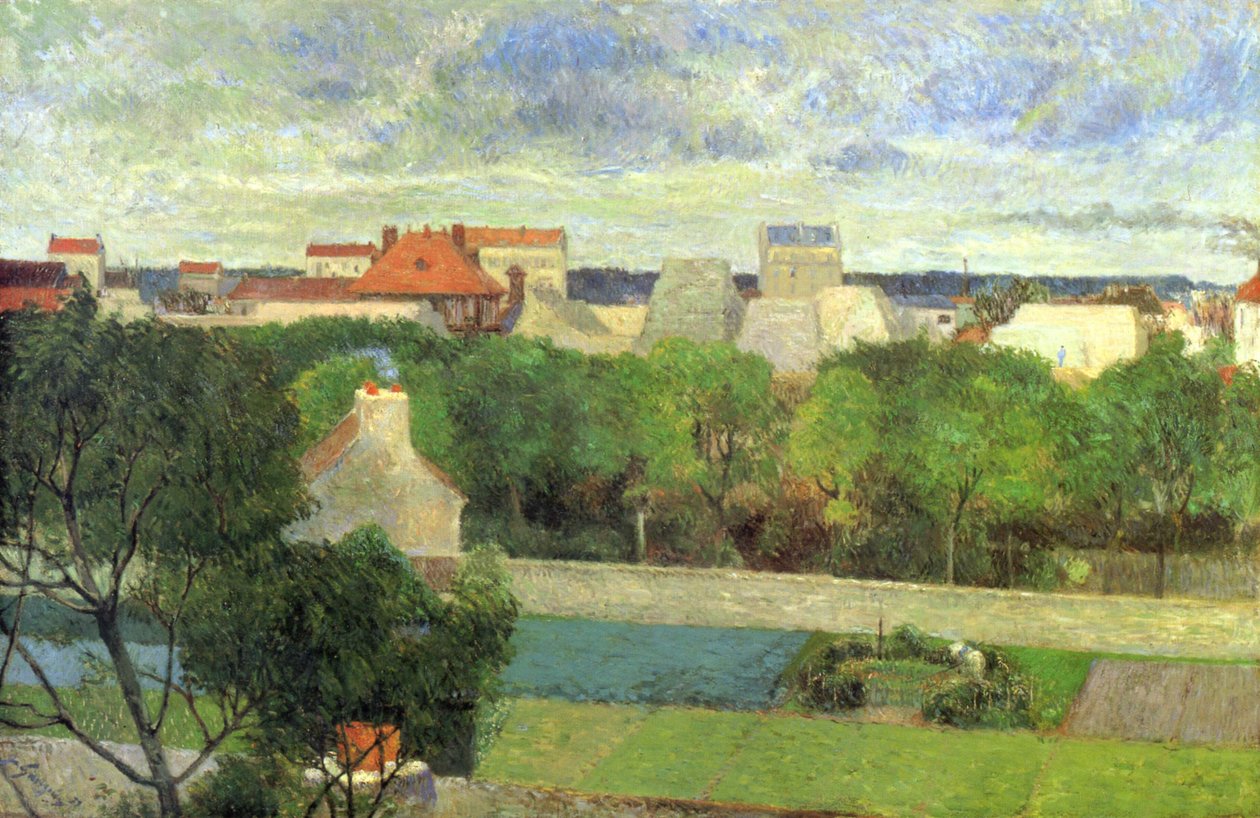 Grøntsagsbønder i Vauguirard af Paul Gauguin