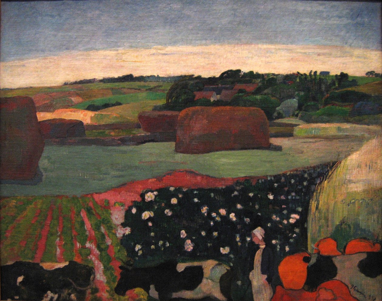 Høstakke i Bretagne af Paul Gauguin