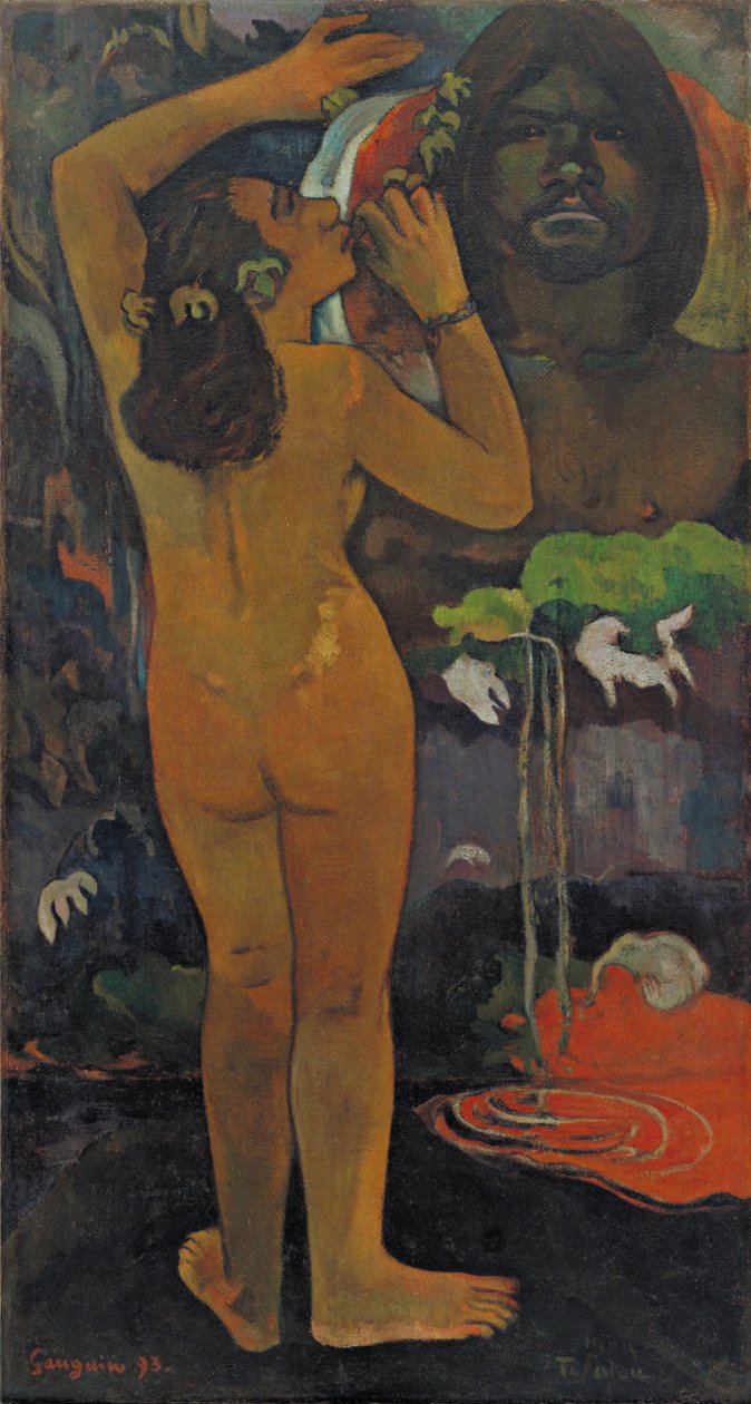 her flød af Paul Gauguin