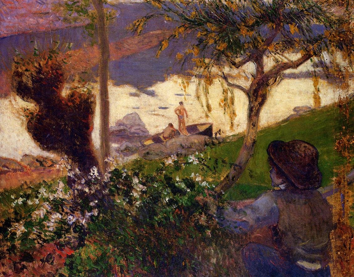 White River af Paul Gauguin