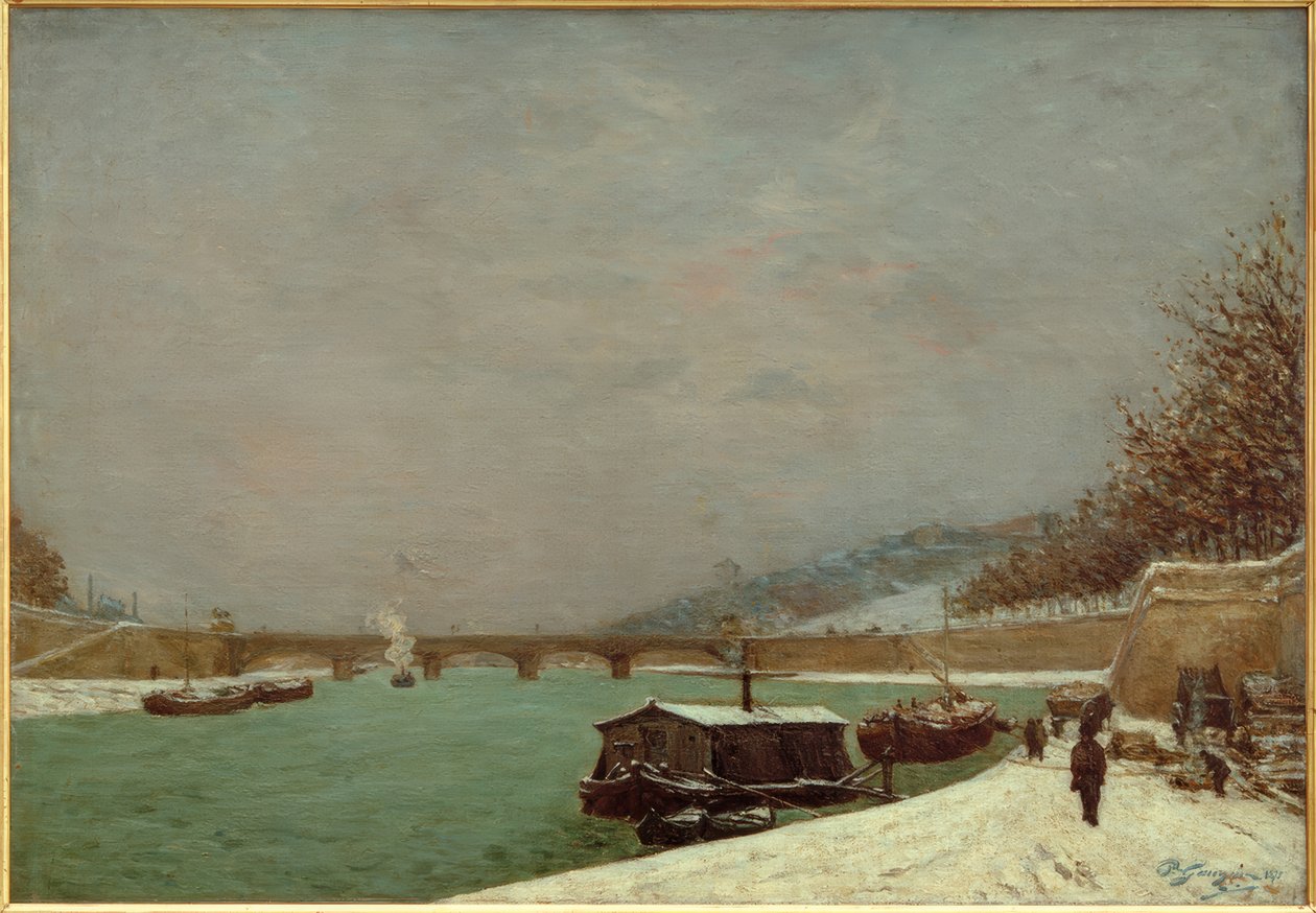Seinen ved Pont dIéna af Paul Gauguin